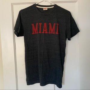 Homage “Miami University” T-Shirt, grey, size M